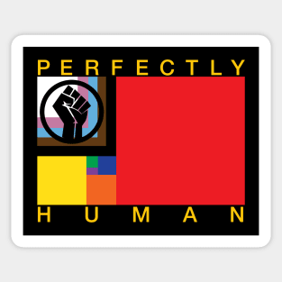 Perfectly Human - Progress/BLM Pride Flag Sticker